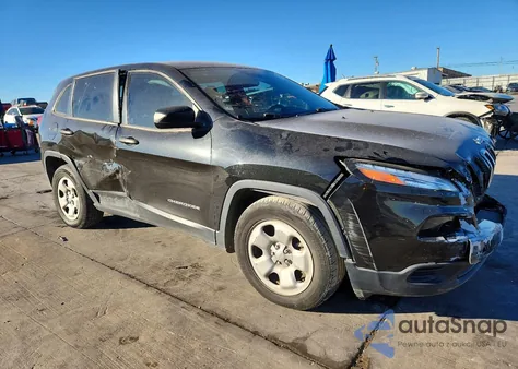 2014 Jeep Cherokee Sport z USA, uszkodzony, nr VIN 1C4PJLAB0EW126666